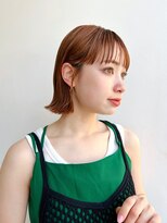 トルネード(TORNADO) 大人ショートボブ前髪あり切りっぱなしボブ外ハネ丸顔面長K0728