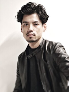 アンフェインド02(UNFEIGNED 02) 大人のニュアンスパーマ/MEN’S HAIR/フェザーパーマ/伏見/栄