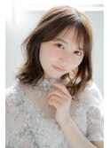 ニュアンスパーマ×アッシュベージュ