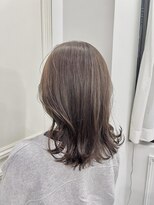 ヘッツ 仙台駅前店(HETTU)&nbsp;黒髪/グレーベージュ/レイヤーロング/前髪パーマ/仙台