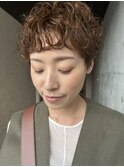 ショート　フワフワパーマ
