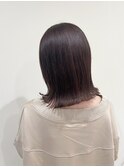 ミディアムスタイル プツンとボブ