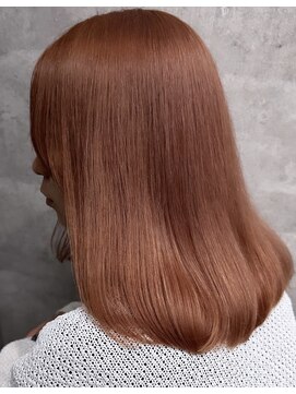 ルイス(L'wis) ピンクカラー学割U24ケアブリーチ10代20代30代渋谷ハイトーン