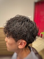 銀座マツナガ 神田店 メンズパーママッシュ波巻きスパイラルU24マッシュ