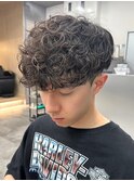 スペインカールスパイラルパーマツイストパーマフェード短髪