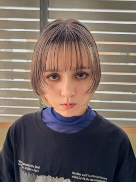 デビュー 沖縄泡瀬店(Debut) 前髪/アンブレラカラー/こなれミディ/イメチェン/ウェーブパーマ