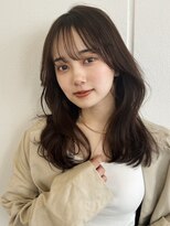 ファルベ(Farbe) ホワイトグレージュ/ミニウルフ/デジタルパーマチェリーブラウン