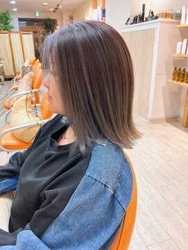 ヘアーアンジュ(Hair Ange) ボブ バレイヤージュ