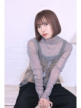 レム 溝の口(REM) ミニボブ×内巻き×カシスピンク