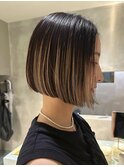 夏に映える！ハイライトボブ◎30代40代 艶っぽヘア