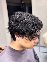 アッシュ 桜木町店(Ash)&nbsp;【横浜】ツイストスパイラルパーマツーブロックメンズヘア
