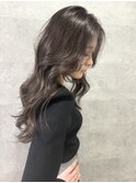 【打越】ロング×パールグレージュ