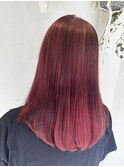 白髪染めMIXワインレッド