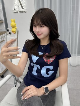 アマトウキョウスマートサロン(AMA TOKYO×Smart Salon) くびれレイヤー/顔まわりカット/レイヤーカット/小顔ヘア