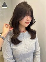 ラヴィズム 長岡店(LUVISM)&nbsp;韓国/顔周りレイヤー/ダブルカラー/ベージュ/前髪新潟長岡宮関