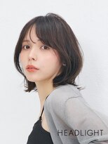 グラ デザイン アンド ヘアー 難波店(GRAS DESIGN & HAIR by HEADLIGHT)&nbsp;ミニボブレイヤー#小顔顔周り似合わせカット#ダークアッシュ