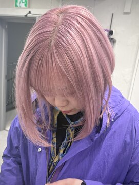 いろあそび 八王子 【ハイトーンカラー】ホワイトピンク