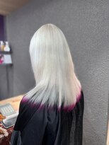 エン 栄店(enne)&nbsp;大人ガーリー/ダークアッシュ/ミディアムレイヤーカット/栄