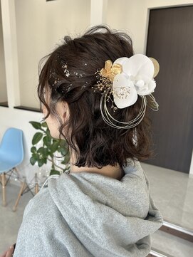 エミュ(emu.) ボブでもできる卒業式ヘア◎