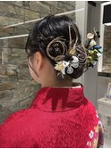 卒業式ヘアセット♪タイトシニヨン/目白美容室