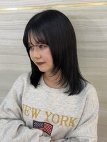 エルバイラビス 大宮(elu by lovis)&nbsp;《鈴木茉奈》ブルーブラック/顔周りレイヤー/大宮