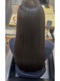 【髪質改善】自然なツヤ感ストレート