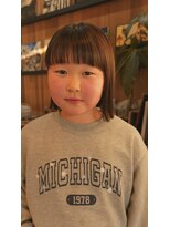 グーム(goom.)&nbsp;20代30代大人可愛い切りっぱなしボブ×グレージュカラー