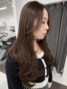 ビーシャンス(B.Chance) 結んでも可愛い触覚×レイヤーカット×ブラウングレージュカラー