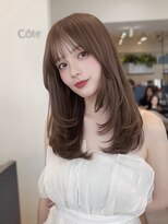 コート 青山(Cote) 美髪レイヤーカット/顔まわりレイヤー/くびれロングレイヤー