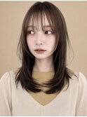 ボブ/カーキグレージュ/マッシュショート/大人かわいい[新宿駅]