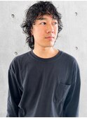 岡山メンズサロン20代30代40代ウルフパーマニュアンスパーマ