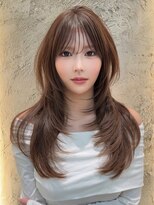 ハーツ 熊本(hearts.)&nbsp;大人気の透明感ヘーゼルベージュ×レイヤーカット