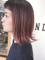 グランディール(Grandir)&nbsp;ミディアムレイヤー×チェリーピンク