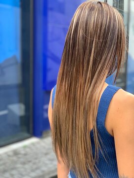 オースティン 門前仲町(AUSTIN) 前髪かき上げイメチェンイヤリングカラーラベンダーカラーくびれ