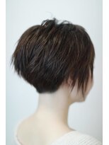 ノンスタイルノンコンセプト 美容室(Nostyle‐Noconcept)&nbsp;ショコラベージュのベビーバングショート