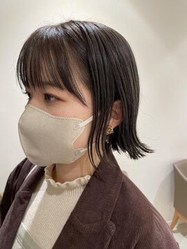 マージュ ギンザ(marju GINZA) ミルクティーベージュ　外ハネベルボブ