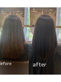 髪質改善カラー