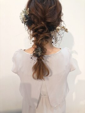 クールブ(Courbe) お呼ばれ編みおろしアレンジ♪