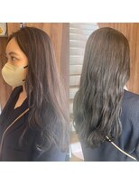 アヴァンス 天王寺店(AVANCE.) カーキグレージュ×透明感