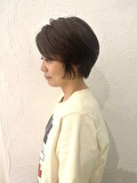 ヴィップルーム(viproom) マッシュショート/アッシュカラー/ツヤ髪スタイル/黒髪スタイル