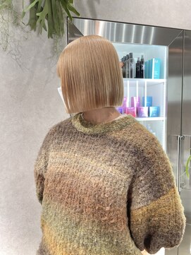 ゼスト クレス(ZEST Cres) 【立川CRES三木】ハイトーンミニボブ