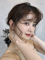 ノイ(noi) 顔周りレイヤーカットくびれヘアミルクティーベージュカラー