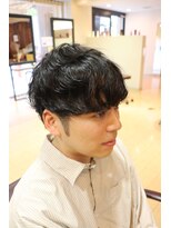 カズ 中津店(KAZU) メンズ ニュアンスパーマ クセ毛風 MEN’S HAIR