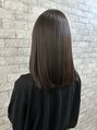 ヘアダイニング ボア(hair dining BoA's) グレーベージュ系カラー×ワンレングスサイドレイヤー