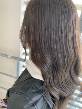 ジーナ 船橋(Zina) 髪質改善＊ロングレイヤーグレーベージュ＊美髪【Zina船橋】