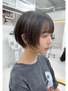 ビューナゴヤ 名駅(VIEW NAGOYA) 黒髪カタログ/ボブルフ/小顔に見せるヘア/ワンレン