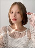 前髪 ウェーブミディアム メルティーカラー 似合わせカット"