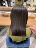イメチェン外ハネボブ美髪ワイドバングレイヤー髪質改善縮毛矯正
