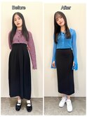 骨格ストレート/ビフォーアフター