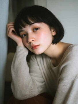 トクテ 吉祥寺(tokute) くびレイヤーエモージュグレージュカラーくびれショート/吉祥寺